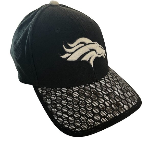 New Era Baseball Hat Cap Unisex M-L Black Denver Broncos Logo Fitted Hat… - Picture 1 of 8
